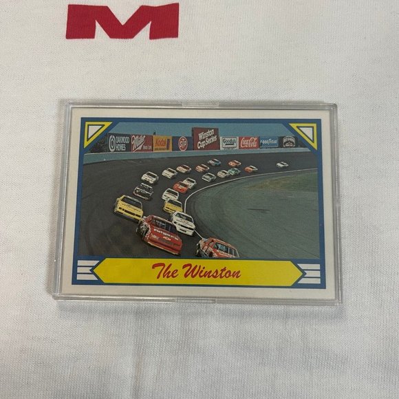 VTG 92 DEADSTOCK Single Stitch Winston Racing Team Wht Tee Sz XL + Trading Card - Picture 7 of 11